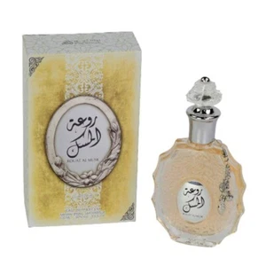 Lattafa Perfumes Rouat Al Musk para Unisex Eau de Parfum Spray, 3.4oz / 100ml - Imagen 1 de 4