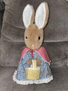 Vintage Eden Toys 15” Plush Mrs. Rabbit Stuffed Animal - Picture 1 of 4