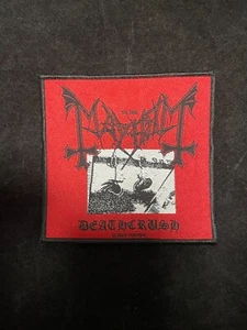 Mayhem Deathcrush toppa intrecciata in metallo nero - Foto 1 di 2