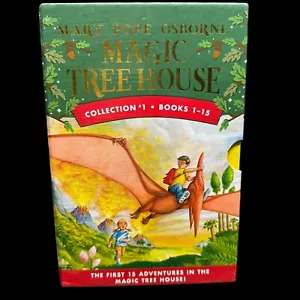 Magic Tree House Collection 1 - 15 Book Box Set Mary Pope Osborne DAMAGED - Foto 1 di 21