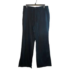 Chadwicks dress pants NWT women’s Linen blend black casual loose size 14 - Picture 1 of 8