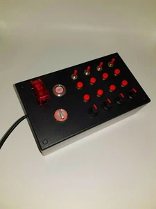 PC USB button Box 32 functions Red for simracing - Picture 1 of 3