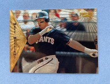 1996 Pinnacle Baseball Starburst Matt Williams #36 San Francisco Giants