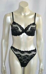 Occhi Verdi By La Perla Ladies Bra Set With Thong Model EVA - Picture 1 of 9