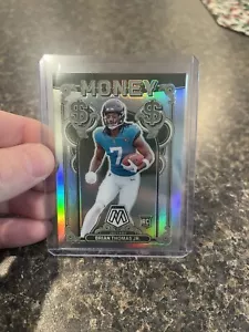 2024 Panini Mosaic Brian Thomas Jr. RC Money Silver Prizm Case Hit SSP Jags π΅π₯ - Picture 1 of 2
