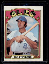1972 TOPPS JOE PEPITONE CHICAGO CUBS #303