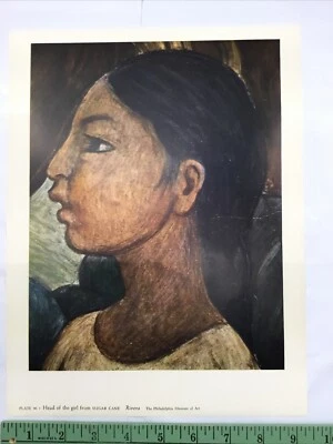 Niña de CAÑA DE AZÚCAR Diego Rivera Museo Metropolitano de Arte 9x12" Impresión De Colección Foto 1 de 2