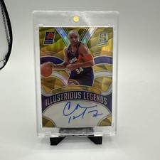 2021-22 Charles Barkley On-card Auto #5/10 Spectra Legends Gold Prizm 🔥🔥 HOF!!