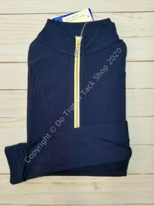 Camicia sartoriale sportiva ICEFIL manica lunga con cerniera - blu navy/oro - Foto 1 di 1
