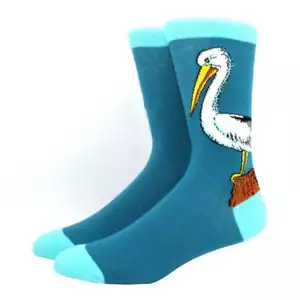 Pelican Socks form the Sock Panda (Adult Large - Men's Shoe Sizes 8-12) - Picture 1 of 3