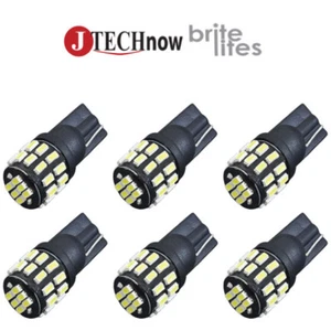 6x T10 30 SMD 3014 EX LED Extremely Super Bright White 194 168 2825 Lights Bulb - Picture 1 of 5