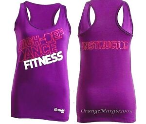 ZUMBA FITNESS Dance INSTRUCTOR'S RacerBack Top Shirt Tank  fr. Convention S M L