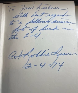 Passing Of Night Book POW Vietnam 1974 1st Ed Korea F-86 MiG-15 Jet Air Signed - Foto 1 di 6