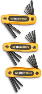 GEARWRENCH 25 Piece SAE/Metric/Torx® Folding Hex Key Set - 83512 - Picture 1 of 10