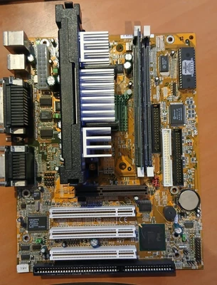 Msi Ms6156 Ver: 1.0 Bx7 +  Intel Pentium 2 + 64mb PC100  Slot1 Sdram Isa Pci Agp - Image 1 of 4