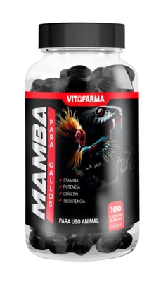 Mamba Gallos/Roosters - 100 Softgels for Animals Exp 02/28 - Image 1 of 3