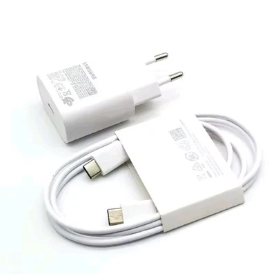 Caricatore 25W PD Super Fast Tipo-C con Cavo USB-C per Samsung - Immagine 1 di 3