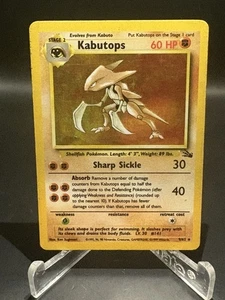 Kabutops 9/62 Fossil Holo Unlimited Pokémon WOTC Card - Picture 1 of 2
