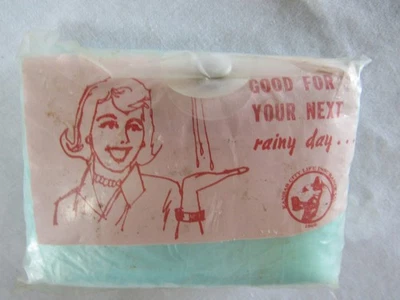 Vintage Ladies Full Length Rain Coat with Hood from Kansas City Life Insurance C - Image 1 of 2