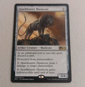Sparkhunter Mascore - Core Set 2021 MTG CASI NUEVO  - Imagen 1 de 2