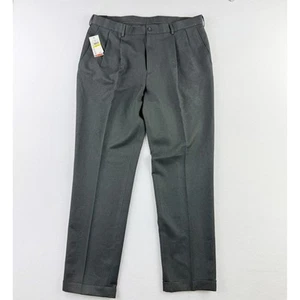 Nuevos Pantalones de Viajero VAN HEUSEN Para Hombre 38X34 Gris Ajuste Clásico Resistente a las Arrugas - Imagen 1 de 10