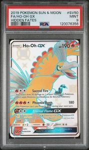 Ho-Oh Gx SV50/SV94 PSA 9 MINT - Shiny Holo Rare - Hidden Fates - Picture 1 of 2