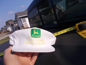 Vintage John Deere Tractor Deer Logo Earning Customers for Life Snapback Cap - Picture 1 of 7