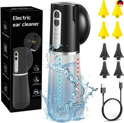 MARKE COTINSE Electric Ear Cleaner Ohrenschmalz Entferner Elektrischer Ohrenreiniger mit 4