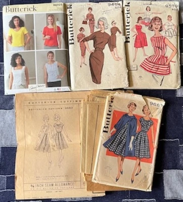 Butterick 6925-9464-9579-9663 Sewing Patterns U Pick Three from the 1960s - Image 1 of 4
