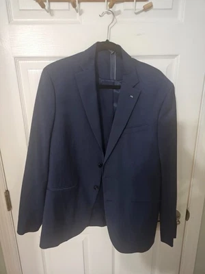 Mango - The Traveler Suit - Navy Blazer - Image 1 of 3