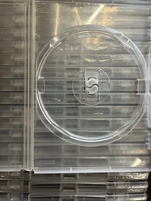 100 X Amaray Single Clear DVD Cases. Please read description  - Image 1 of 2