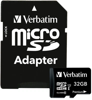 Verbatim 32GB microSDHC Memory Card Full HD 1080p UHS I Waterproof Shockproof - Image 1 of 4