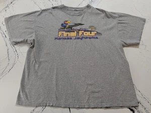 Vintage 2003 Kansas Jayhawks Basketball Final Four Graphic T Shirt Men's XL/2XL - Picture 1 of 8