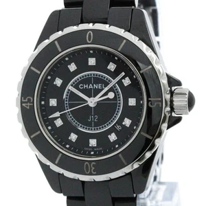Polierte CHANEL J12 Diamant-Keramik-Quarz-Damenuhr H1625 BF581248 - Bild 1 von 8