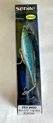 Sebile Stick Shadd 90 ft ND2 - Flotante 3/8 oz - 3,5" - Ganchos PROPIETARIO - Sardina Foto 1 de 4