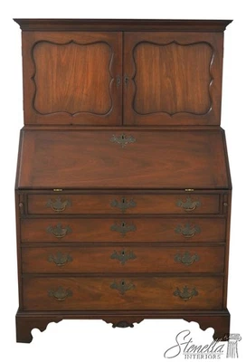 70714: Escritorio colonial Williamsburg caoba Kittinger CW-1 Foto 1 de 4