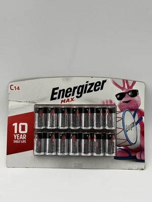 PACK 14 de Pilas ENERGIZER MAX C CELL, Pilas Alcalinas Foto 1 de 3