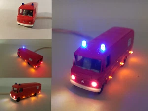 Herpa 042604 MB T2 508D Kastenwagen Feuerwehr 1:87 H0 beleuchtet - Beleuchtung - Bild 1 von 24