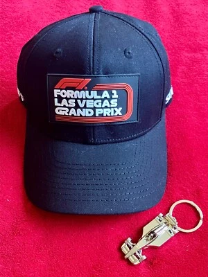 Official F1 FORMULA 1 LAS VEGAS GRAND PRIX STAFF HAT CAP + KEYCHAIN 2024 - Image 1 of 3