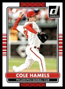 2015 Donruss #138 Cole Hamels Philadelphia Phillies - Picture 1 of 2