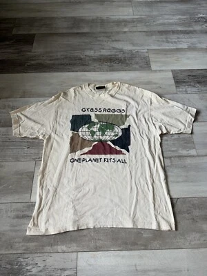 复古男式 XL Grass Raggs One Planet 适合所有 T 恤 — 第 1/4 张图片