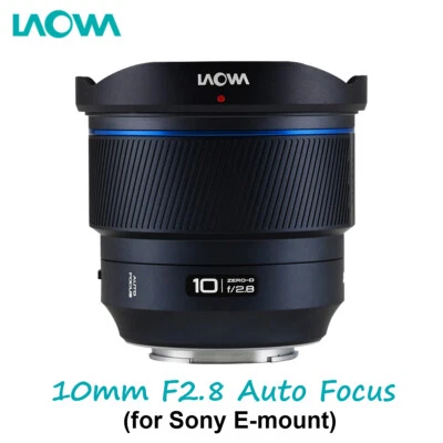 Laowa FF II 10mm F2.8 Zero-D Full Frame Auto Focus Lens for Sony E-mount Cameras - Image 1 of 4