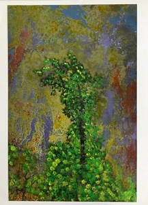 Jean Claude CHASTAING - Pittura A Olio Su Foto - Passeggiata In Foresta 5 - Picture 1 of 1