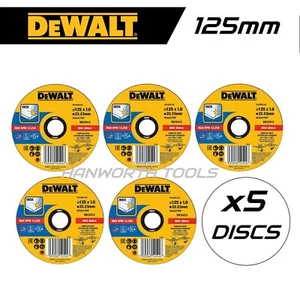 Disco de corte DeWalt para hoja de rueda de acero inoxidable 125 mm delgada de 1 mm 5" pulgadas - Imagen 1 de 14