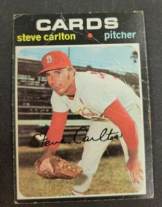 1971 TOPPS BASEBALL STEVE CARLTON ST. LOUIS CARDINALS #55 LOWER GRADE RANGE (AL) - Picture 1 of 2