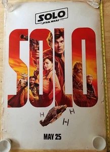Authentic SOLO A STAR WARS STORY Original 27x40 DS Movie Theater Poster   - Picture 1 of 4