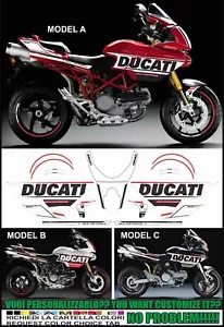 MULTISTRADA STICKERS 620 1000 1100 TRIBUTE COMPATIBLE KIT - Picture 1 of 1