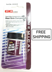 Type 44 Silicone Heat Sink Compound - 1/2 Fl. Oz. Jar - GC 10-8118 - Afbeelding 1 van 3