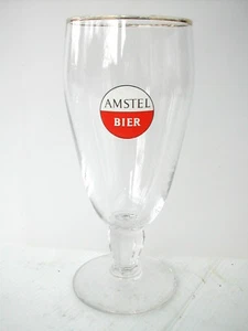 * VERRE A BIERE AMSTEL BIER 7 cm de Ø 17,3 cm de haut - Bild 1 von 3