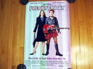 🧠🎸 Póster vintage de la película Freaky Friday 26x40 - Jamie Lee Curtis Lindsay Lohan - Imagen 1 de 15